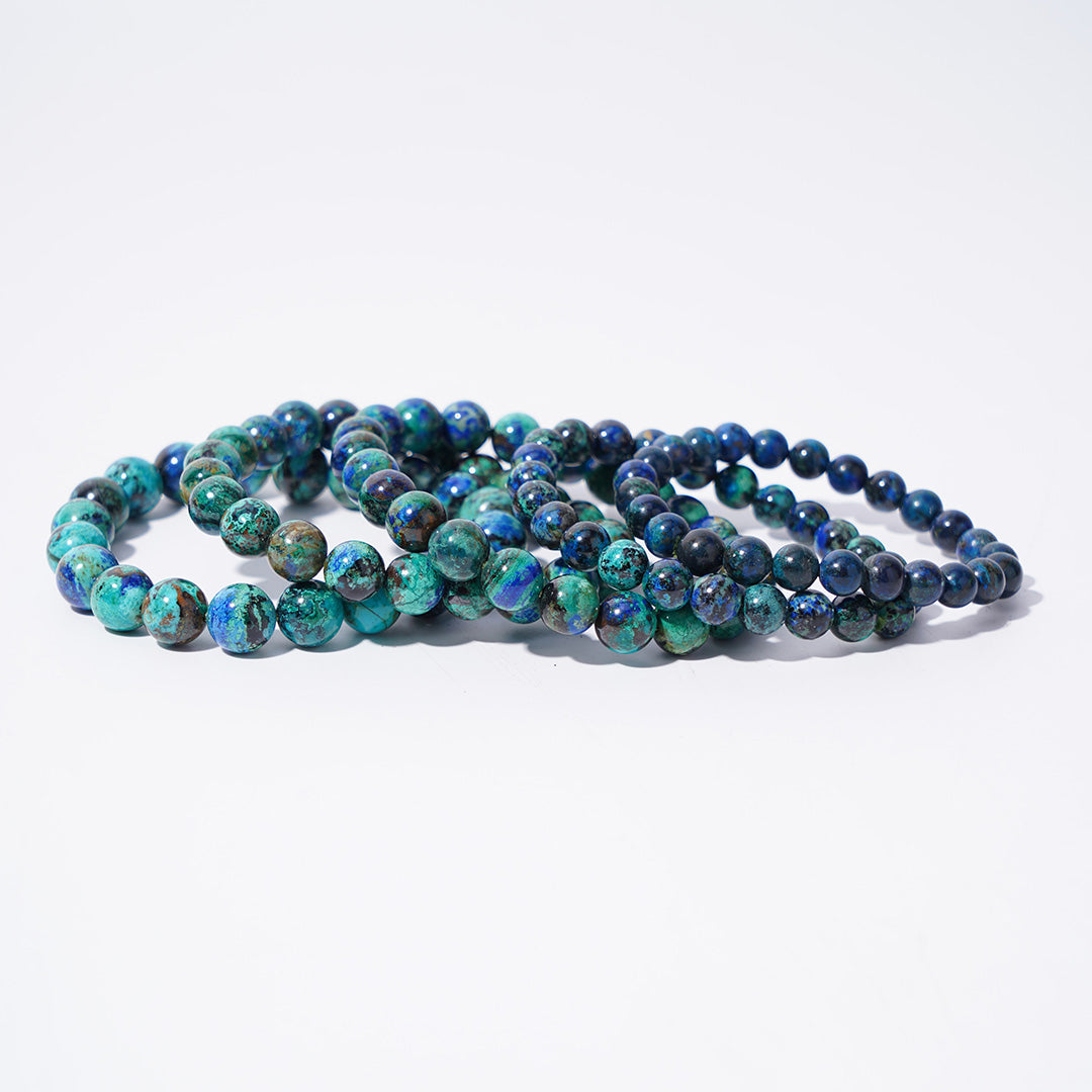 Azurite Bracelets 7mm 9mm 11mm