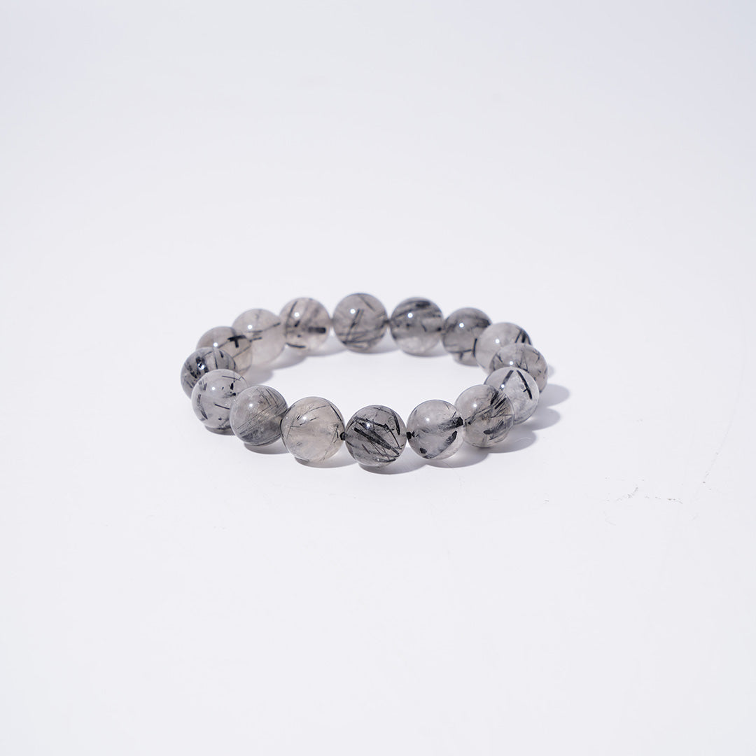 Black Tourmaline Bracelets 8mm 10mm 12mm 14mm