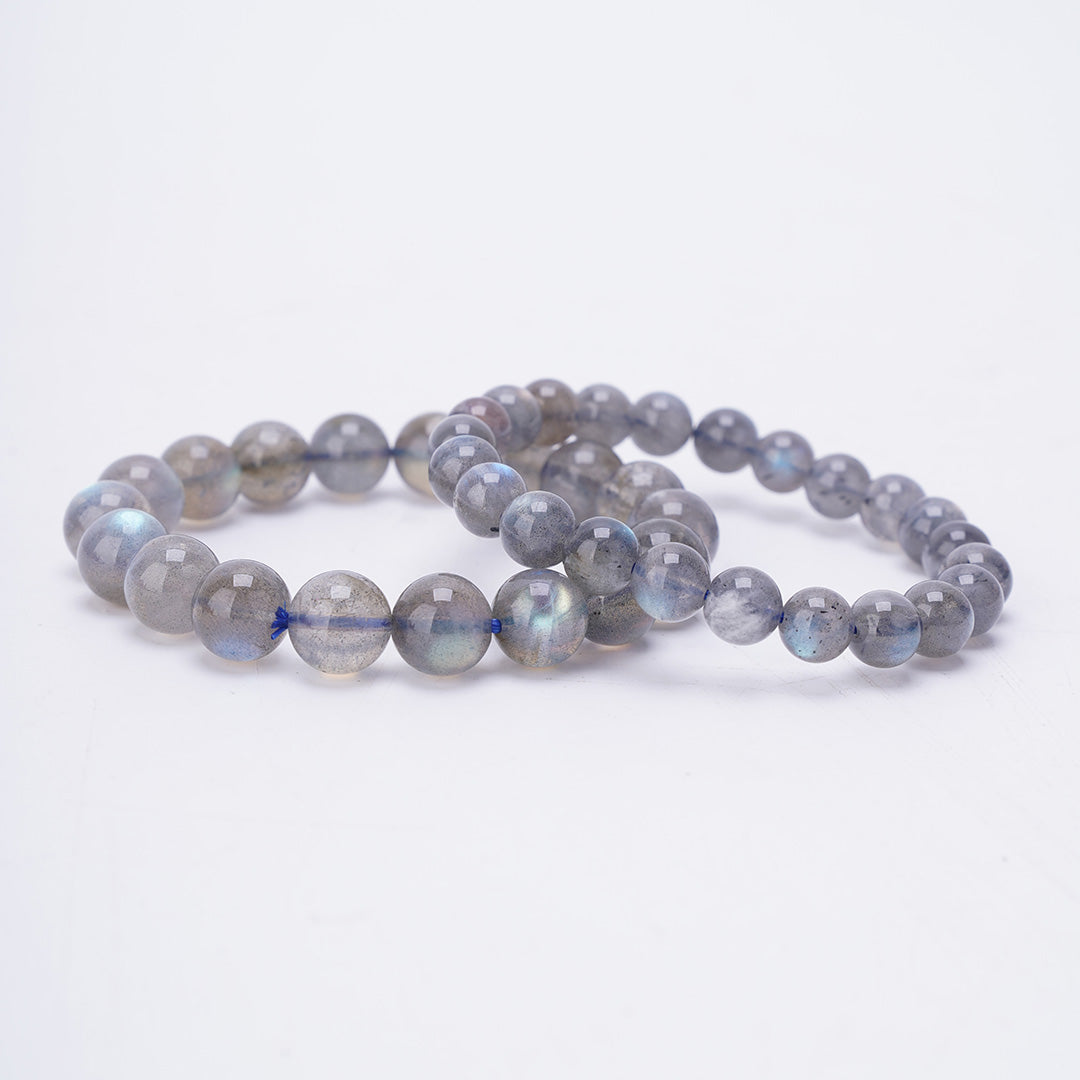 Labradorite Crystals bracelets 7mm 9mm 10mm