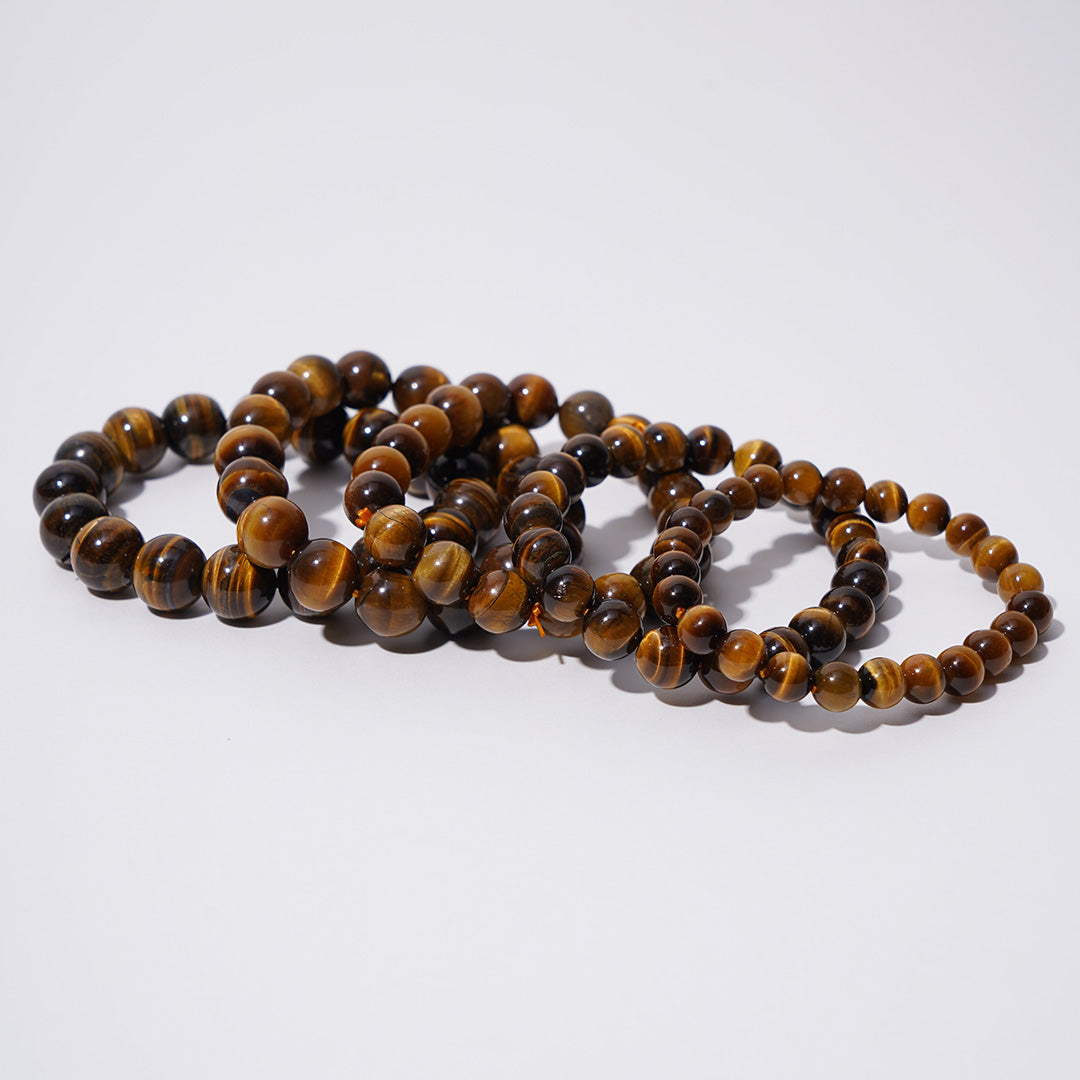 Yellow Tiger eye Bracelets 8mm 9mm 10mm 11mm