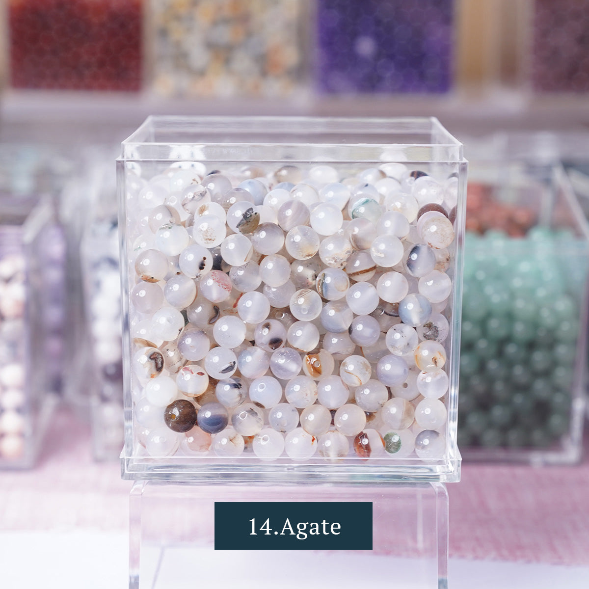 Crystal DIY Beads for bracelets With Free Strings and Needles