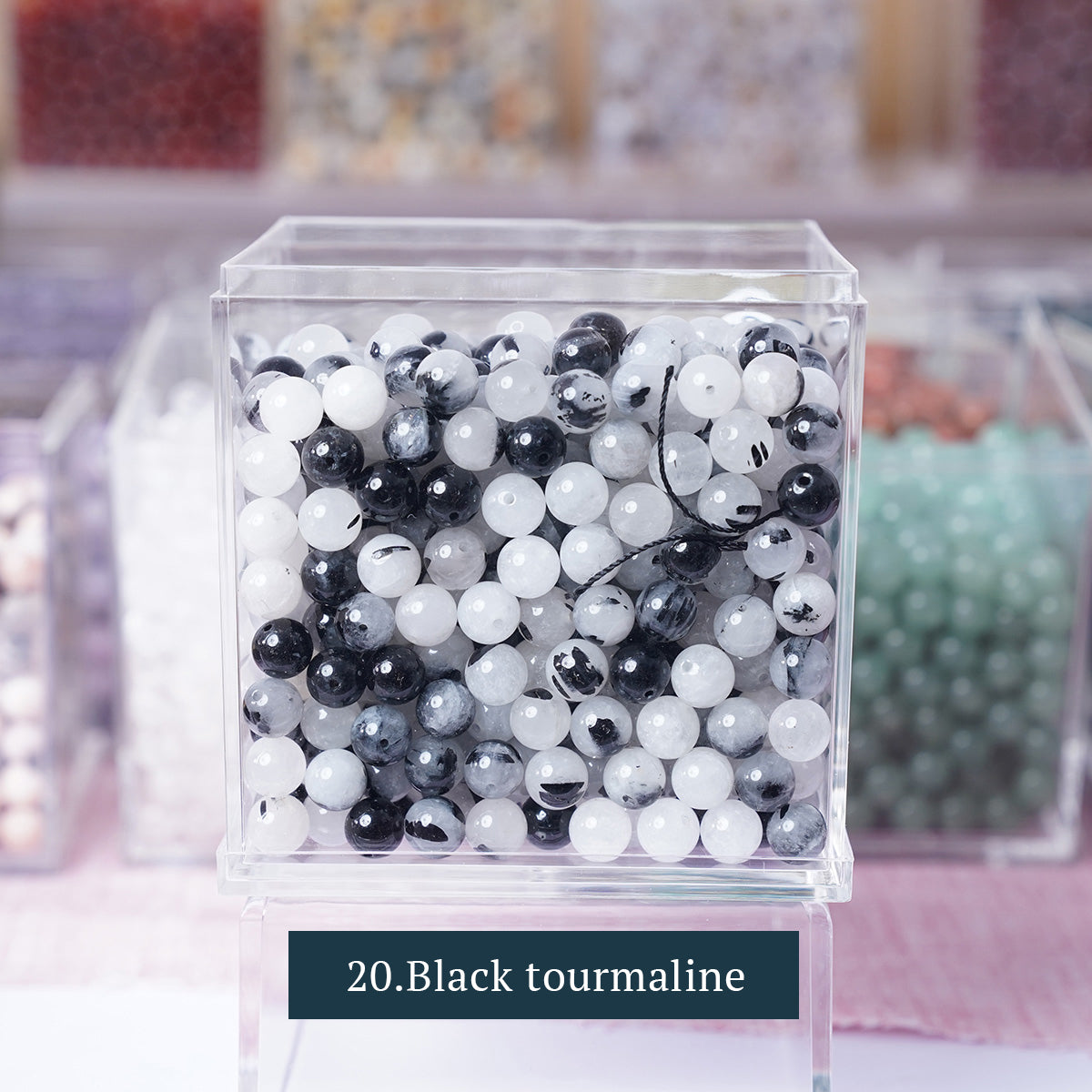 Crystal DIY Beads for bracelets With Free Strings and Needles