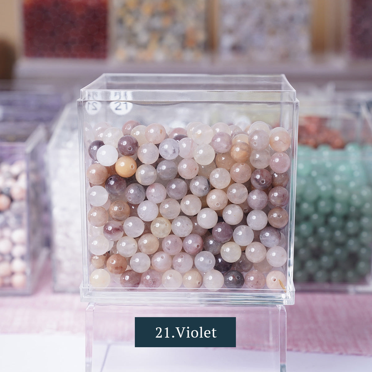 Crystal DIY Beads for bracelets With Free Strings and Needles