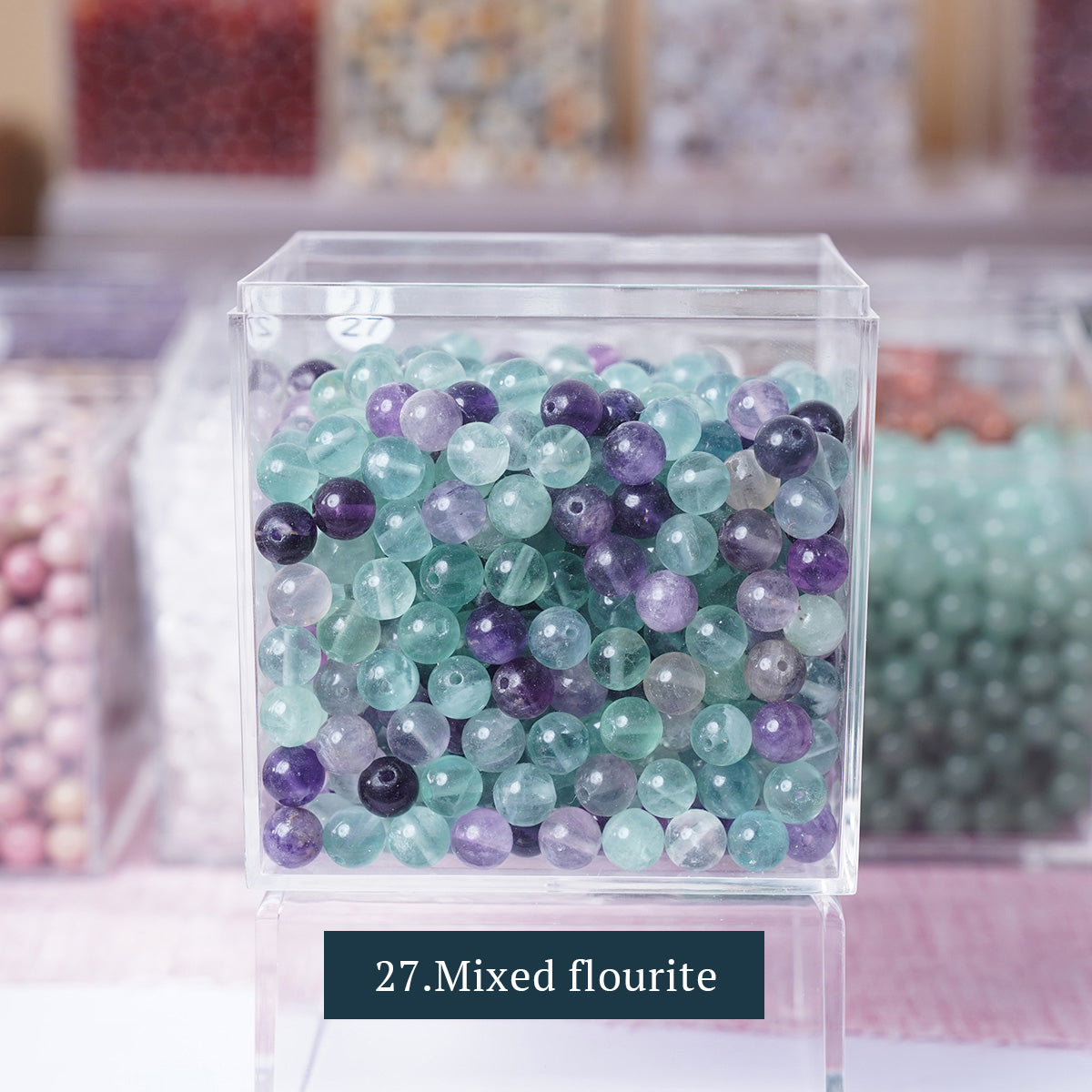 Crystal DIY Beads for bracelets With Free Strings and Needles