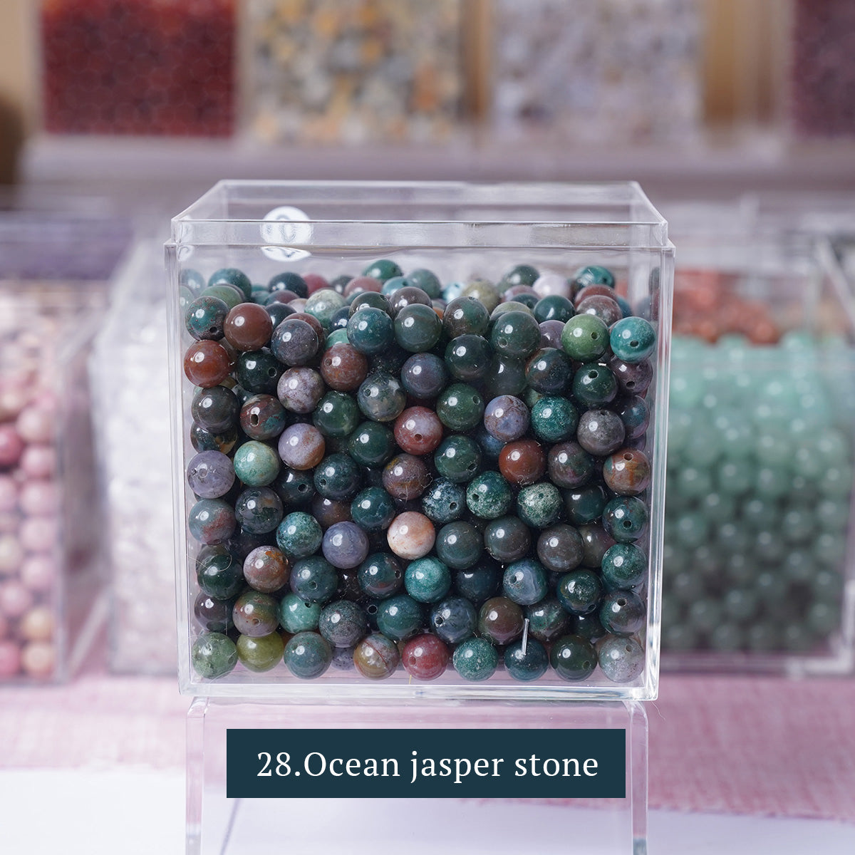 Crystal DIY Beads for bracelets With Free Strings and Needles