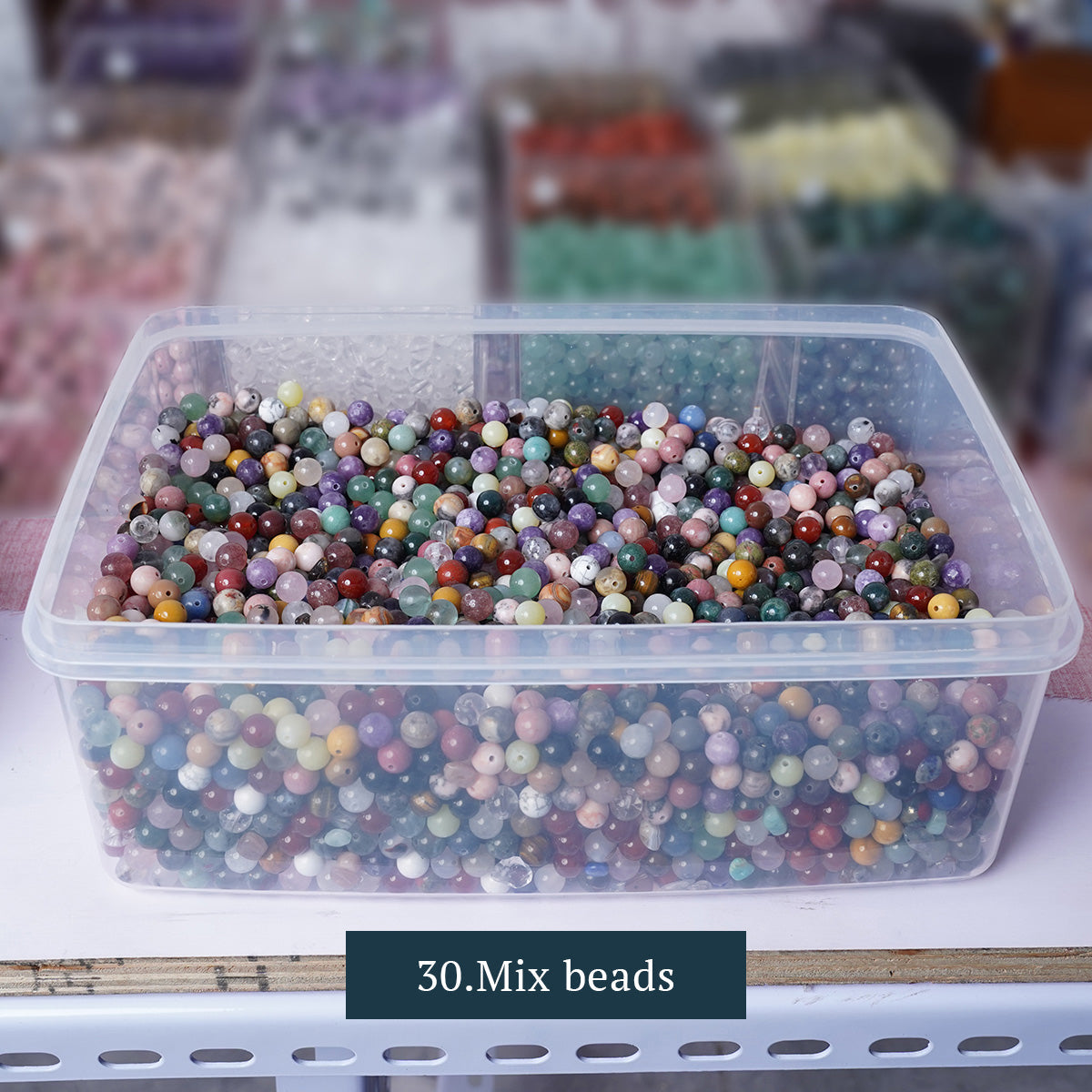 Crystal DIY Beads for bracelets With Free Strings and Needles