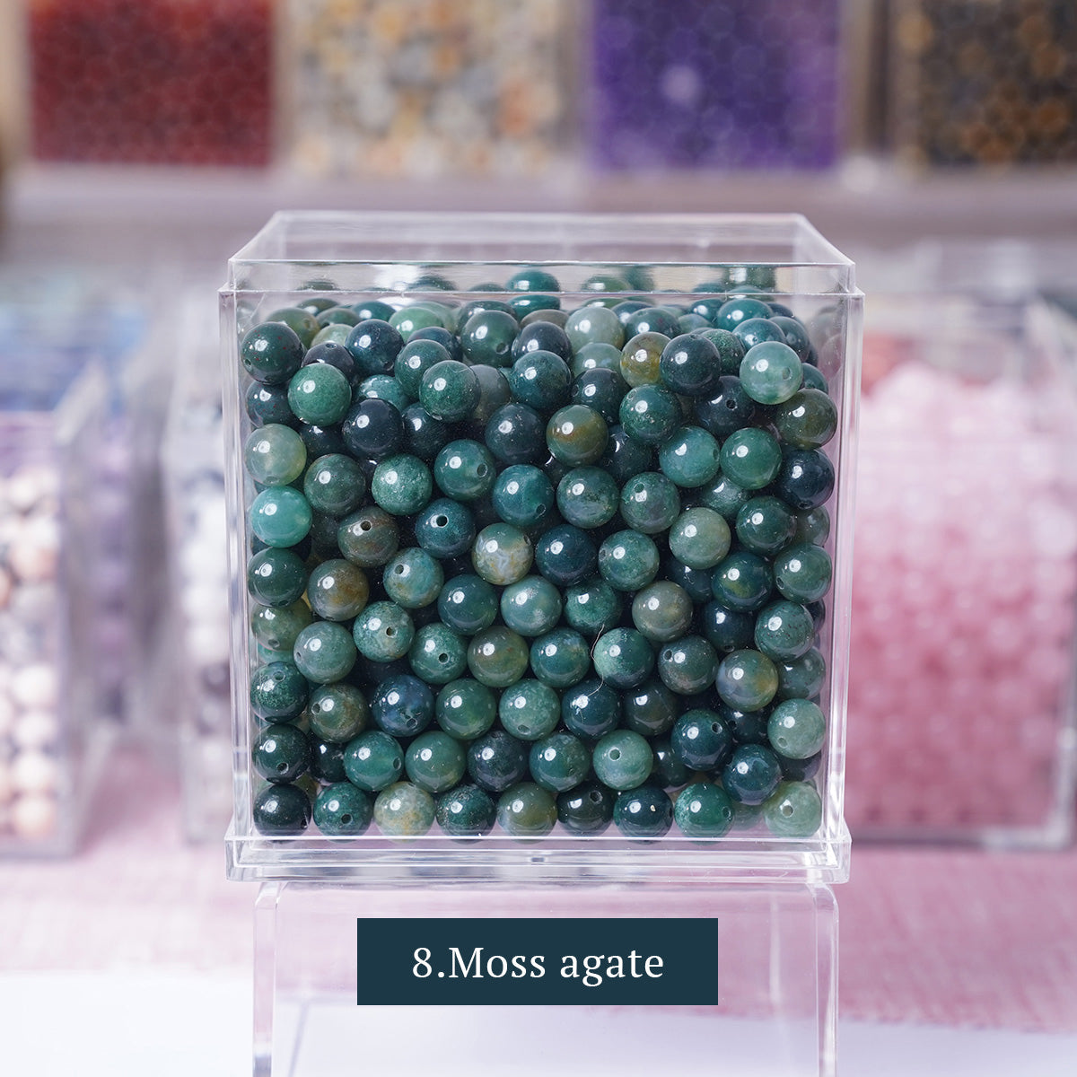 Crystal DIY Beads for bracelets With Free Strings and Needles