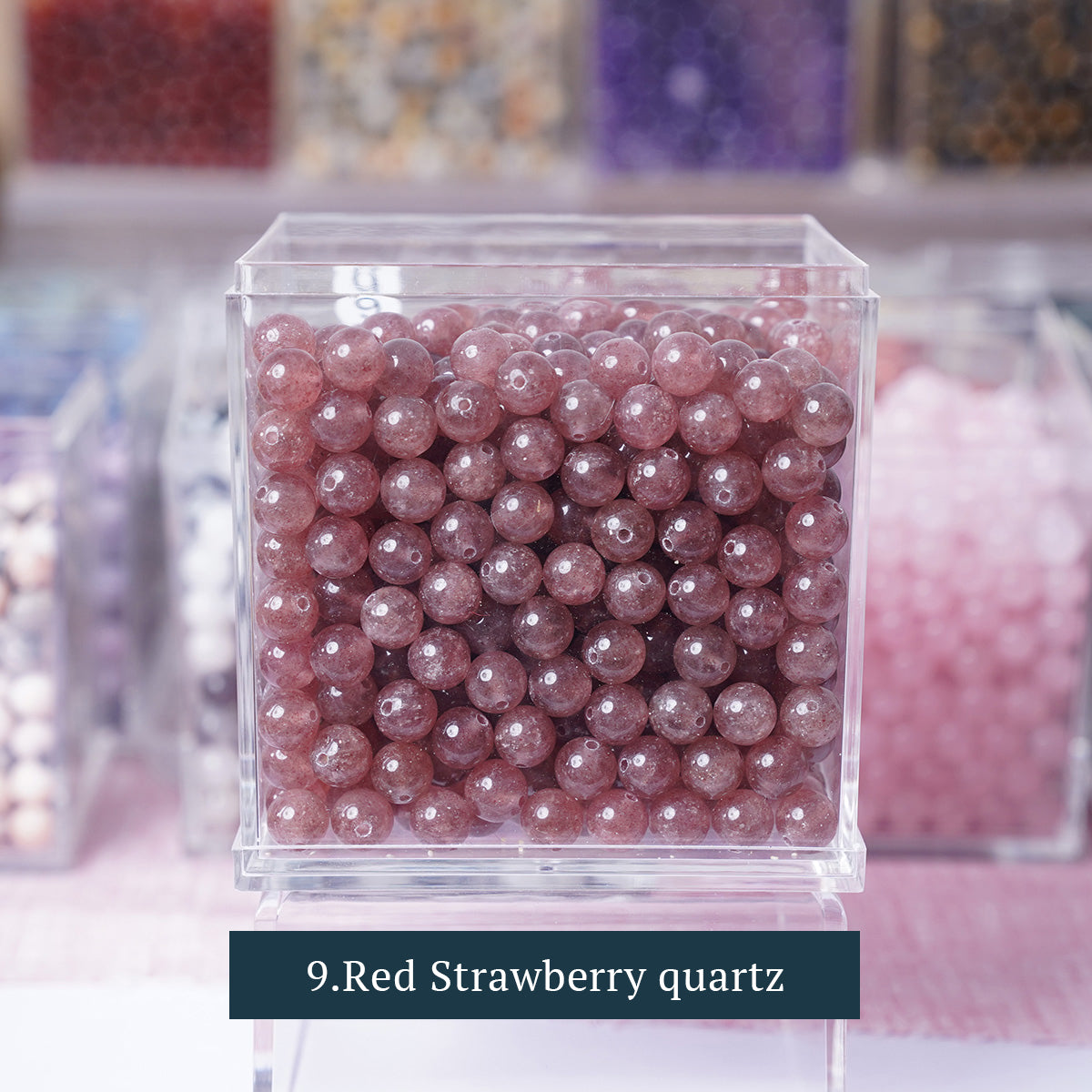 Crystal DIY Beads for bracelets With Free Strings and Needles